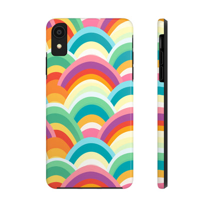 Rainbow Tough iPhone Case | Embrace Vibrant Style and Reliable Protection