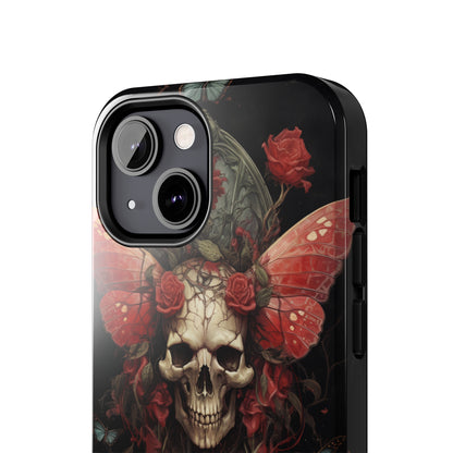 Deadhead Moth Gothic Dark Academia iPhone Case | Embrace Mysterious Elegance