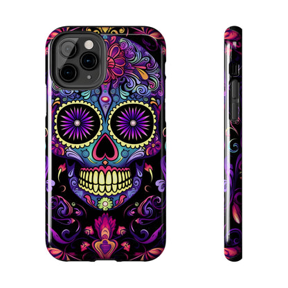 Sugar Skull iPhone Case | Dia de los Muertos Tough Case for iPhone 11, 12, 13