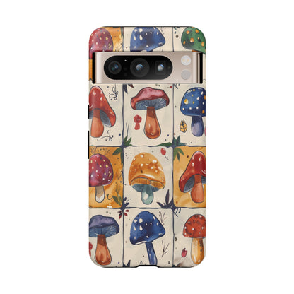 Trippy Magic Mushroom Toadstools Phone Case