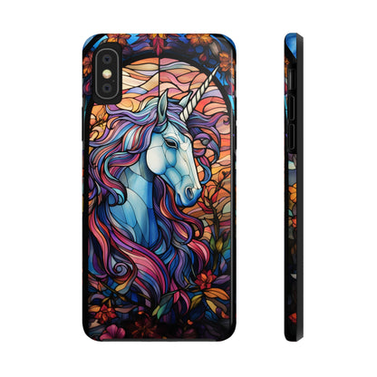 Unicorn Stained Glass iPhone Case | Mythical Beauty and Device Protection