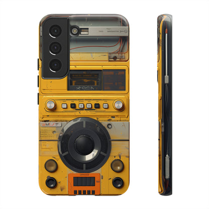 Cyberpunk Techno Gadget Walkman: Premium Phone Tough Case for iPhone, Samsung Galaxy, and Google Pixel