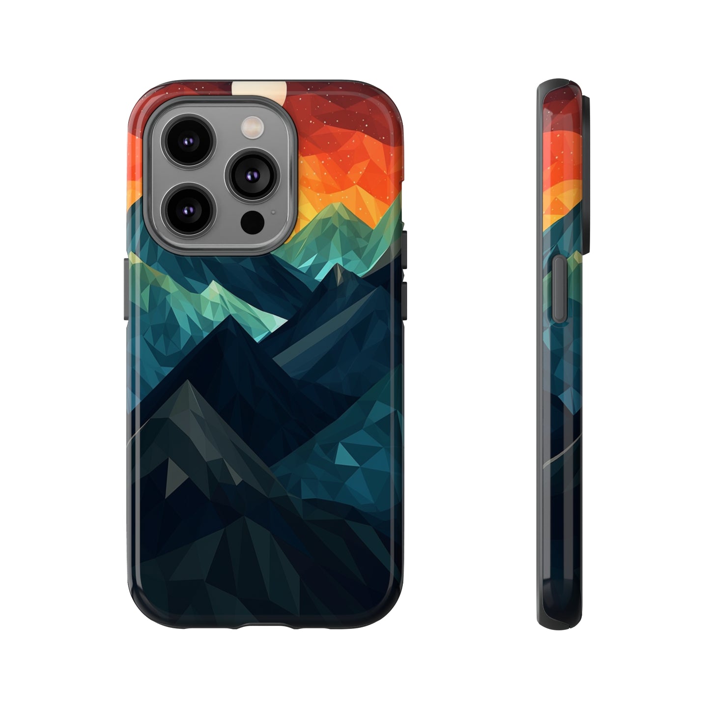 Mountain Abstract Tough Case | Embrace Nature's Beauty with a Durable Phone Case