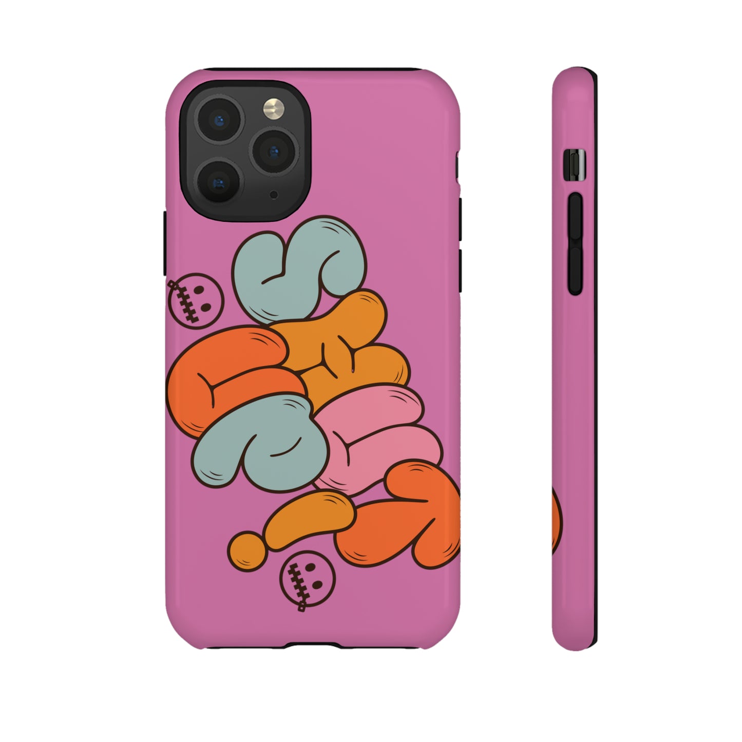 Shut Up Phone Case | Warm Retro Psychedelic Colors | For iPhone, Pixel, Samsung