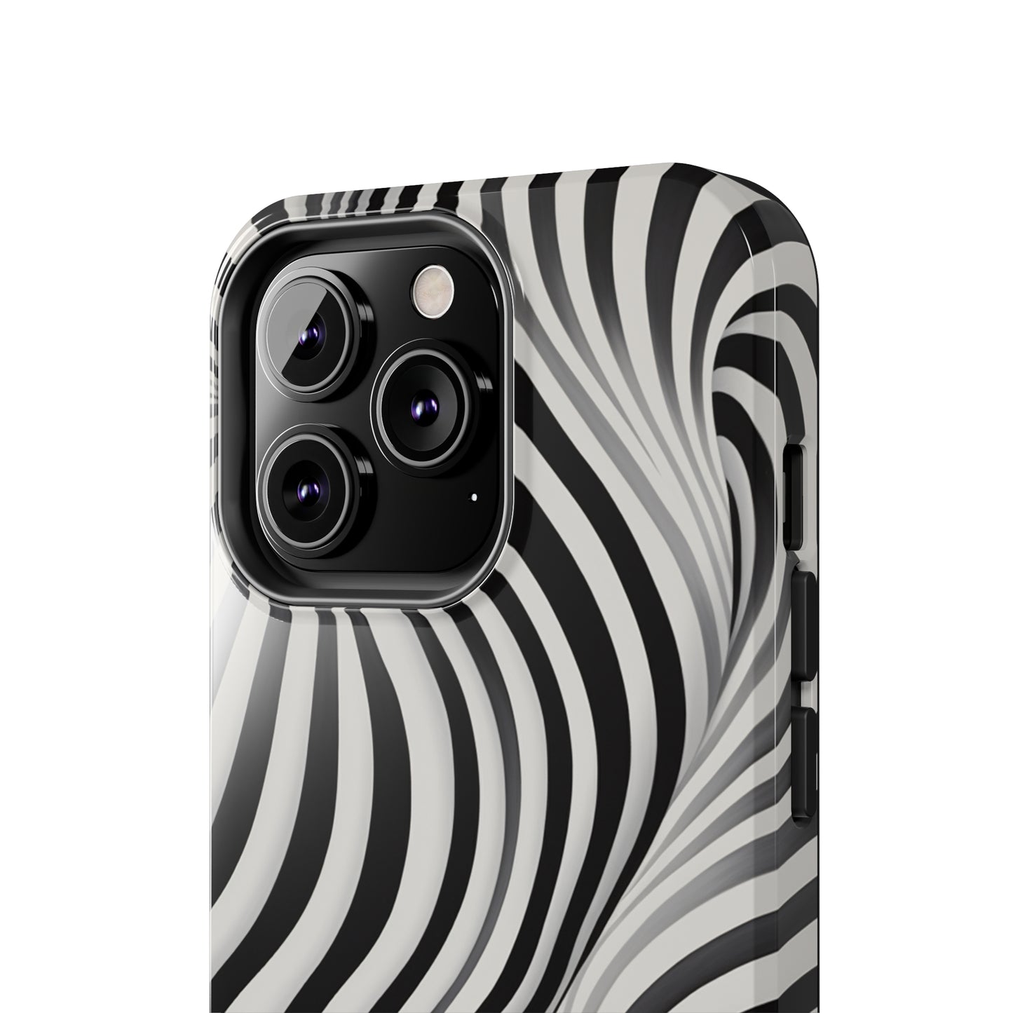 Twist Your Perception: Optical Illusion Tough Case for Apple iPhone Models – Where Art Meets Function