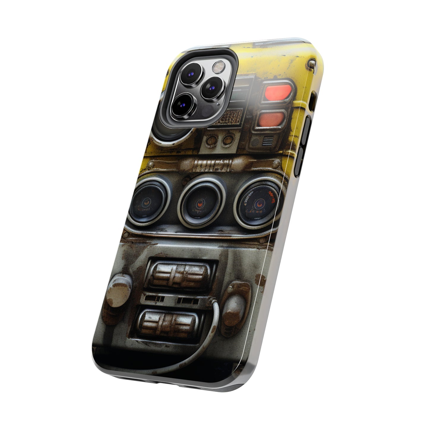 Cyberpunk Fallout Communicator iPhone Case