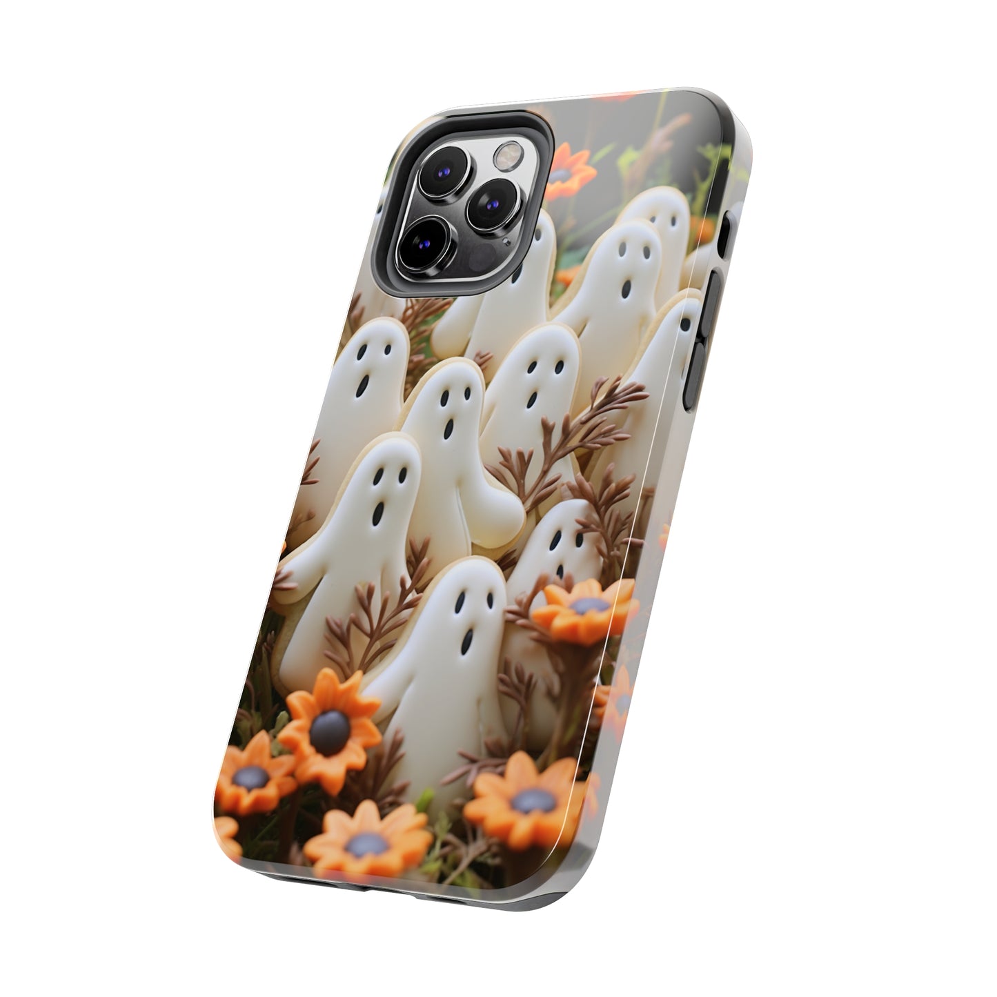 Sweet Spook: Cute Halloween Cookie Ghost | Adorable & Festive Accessory for iPhone Models 11 through 14 Pro Max