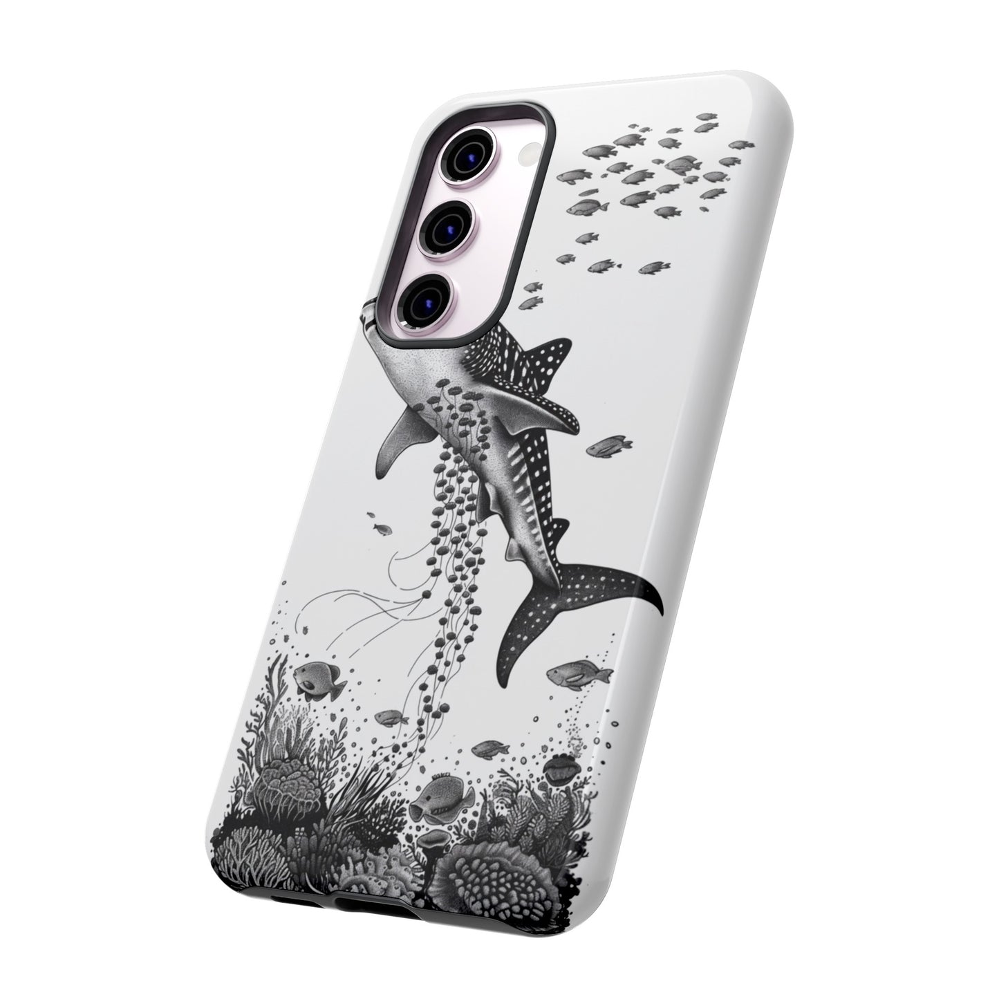 Whale Shark, Turtle, Manta Ray Phone Case