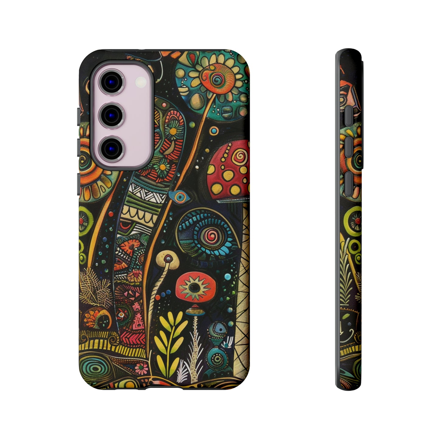 Retro 1960s Psychedelic Flowers Phone Case