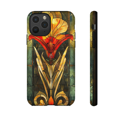 Art Deco Stained Glass floral Phone Case