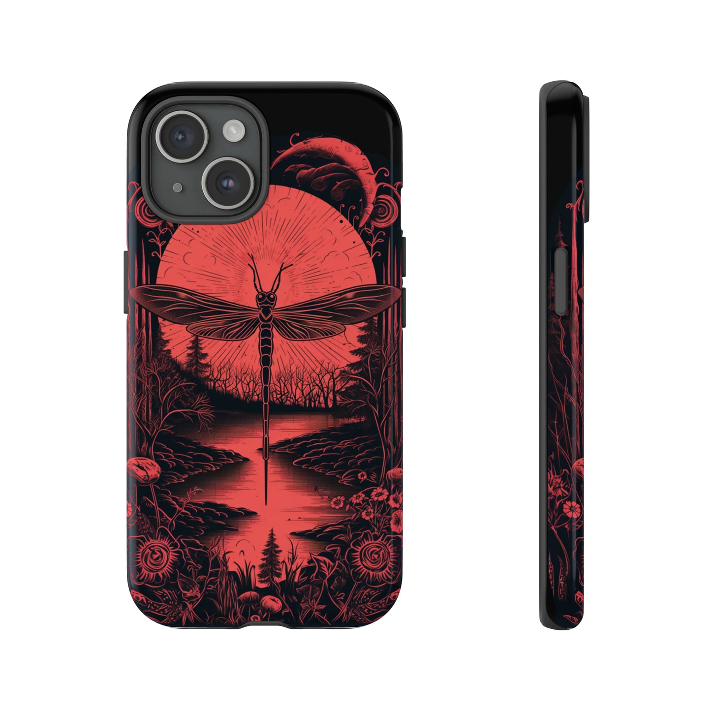 Red Dragonfly iPhone case