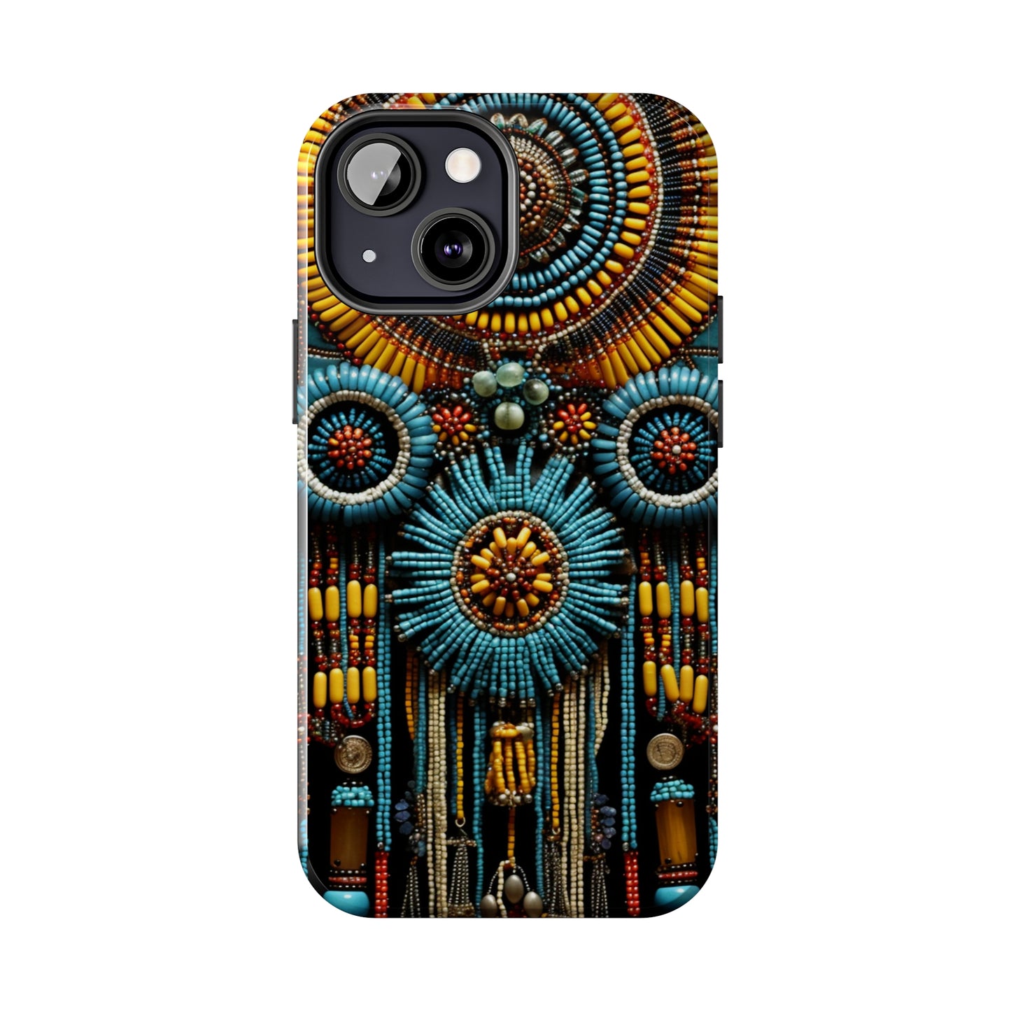 Native American Beadwork iPhone Case | Crafted Elegance with Cultural Heritage