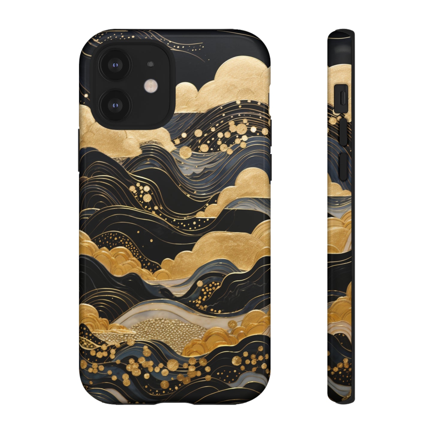 Chiyogami Mountains Tough Phone Case fits Galaxy S23 S22 S21 S20 Plus Ultra | Iphone 14 13 12 11 8 Pro Max Mini | Pixel 7 6 Pro 5 | Japanese