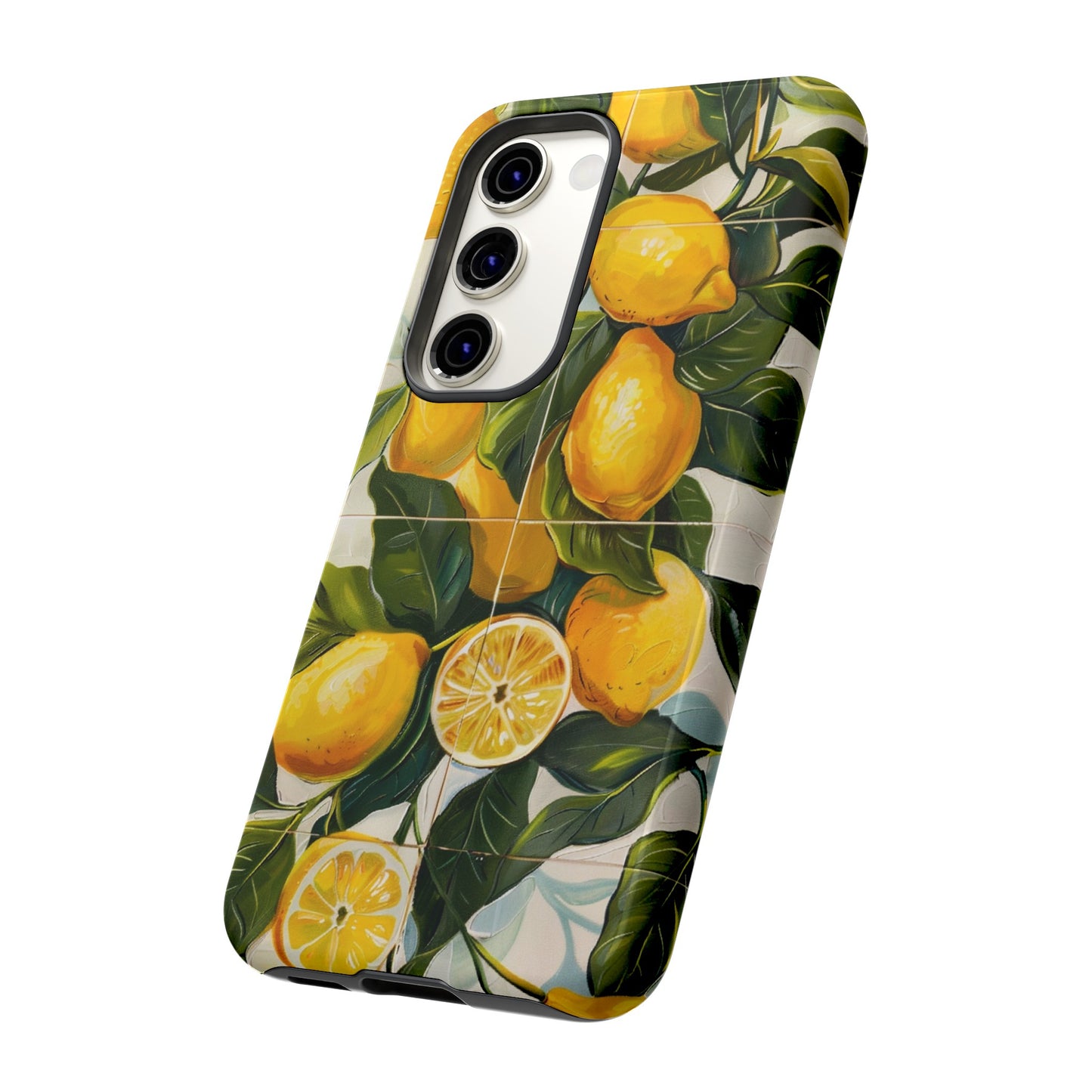 Mediterranean Lemon Italian Tile iPhone 14 Case