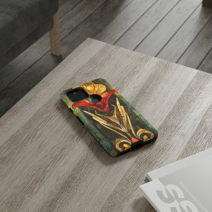 Art Deco Stained Glass floral Phone Case