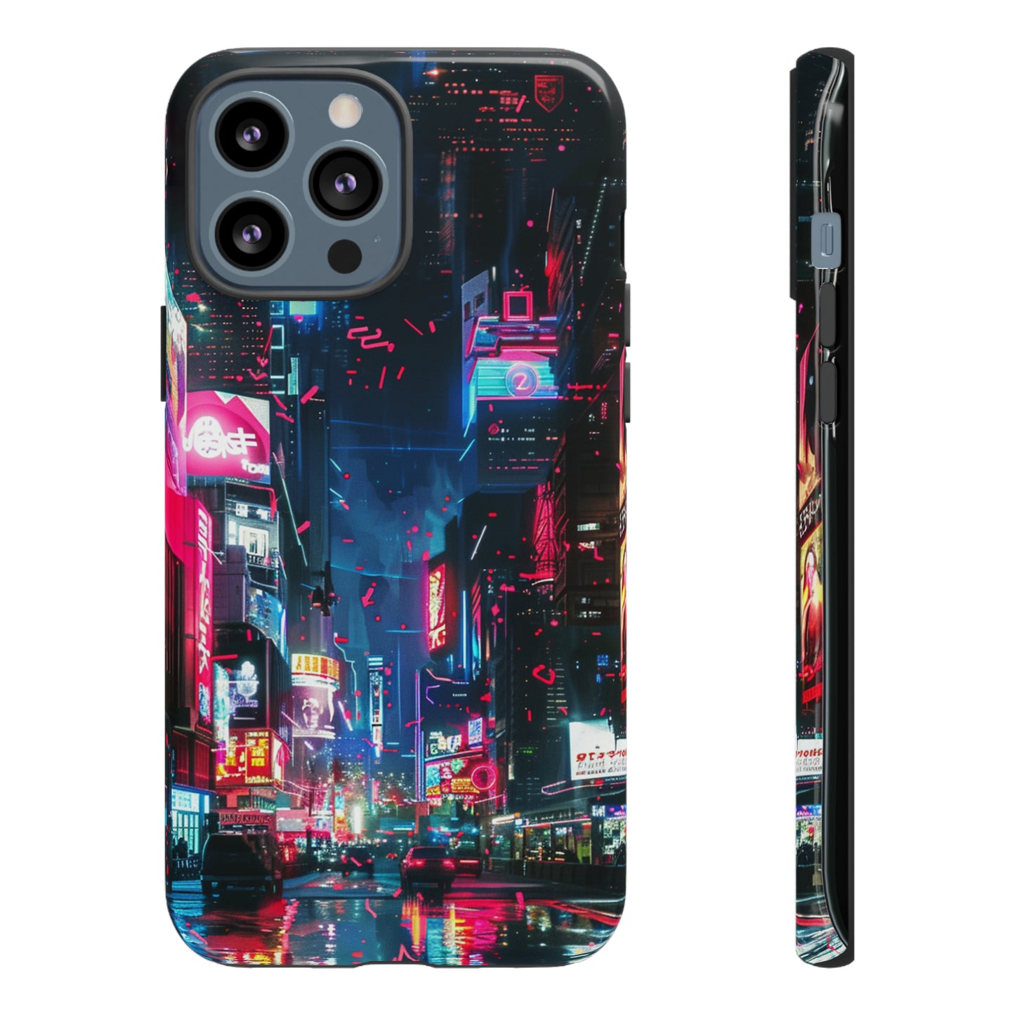 Cyberpunk Tokyo Cityscape Phone Case