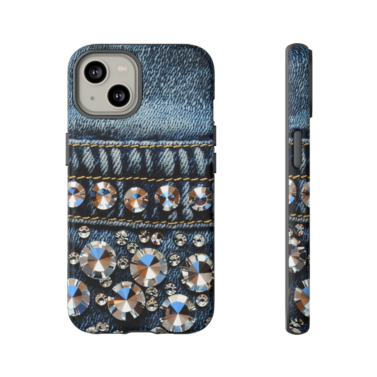 Blue Jean Queen Rhinestone Bling Phone Case