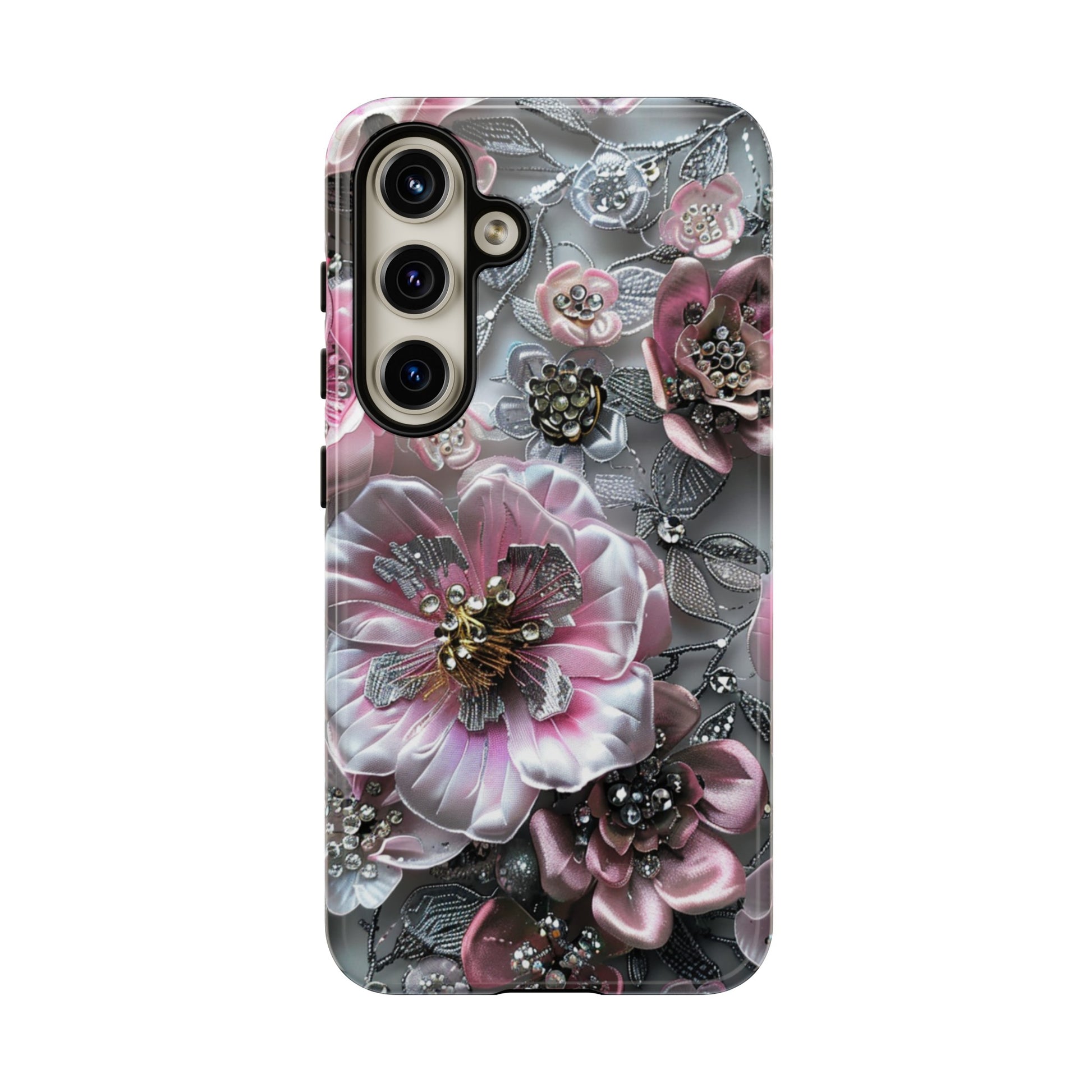 Coquette aesthetic floral phone case for iPhone 15 case