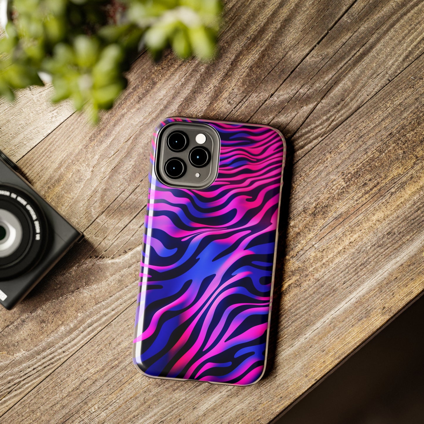 Wild Illusion: Trippy Tiger Stripes Mystique | Dynamic iPhone Case