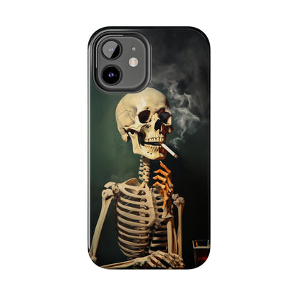 Smoking Skull iPhone Case | Edgy Style with a Mysterious Vibe for iPhone 11, 12, 13, 14, SE 2020 & Mor