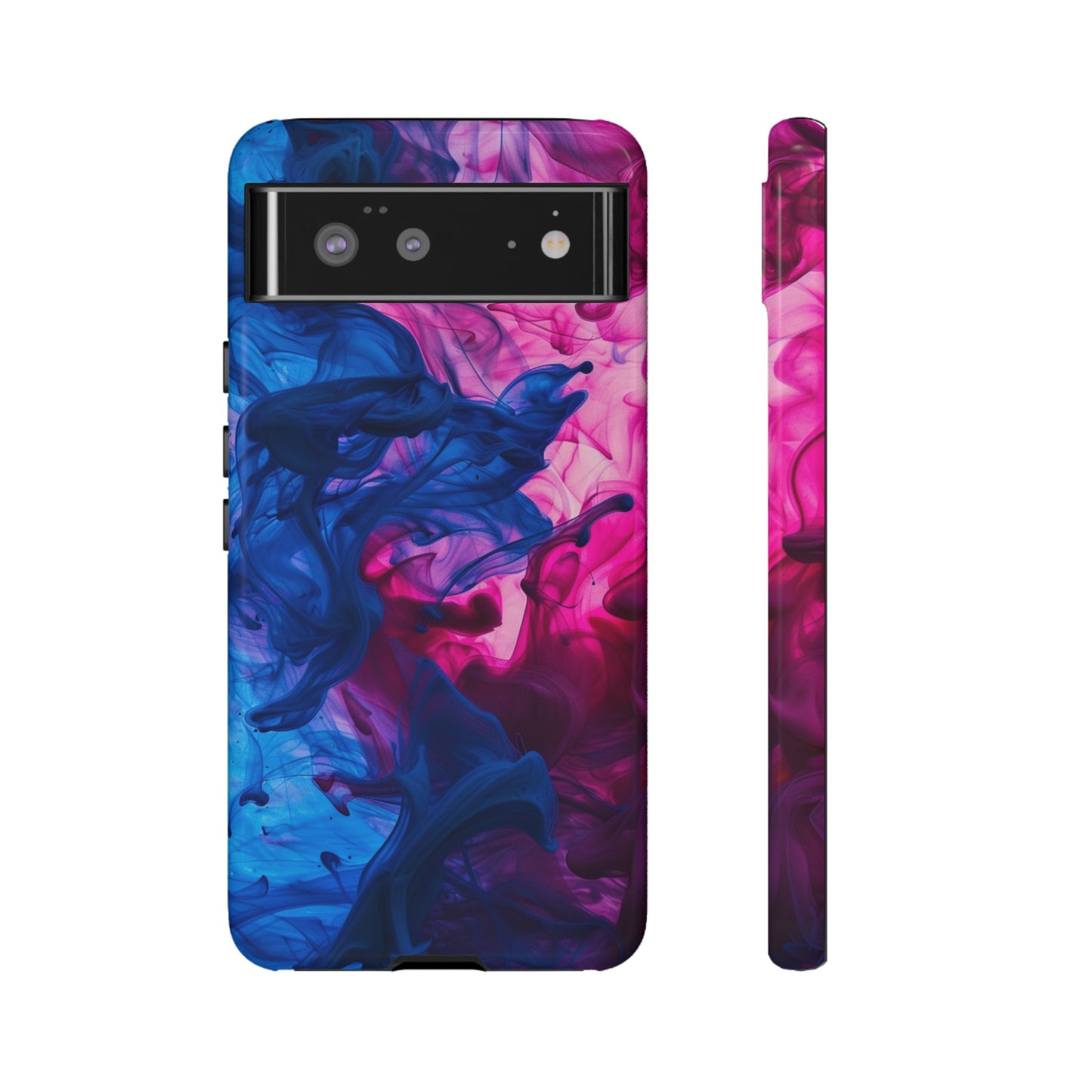 Magenta and Blue Color Explosion Phone Case