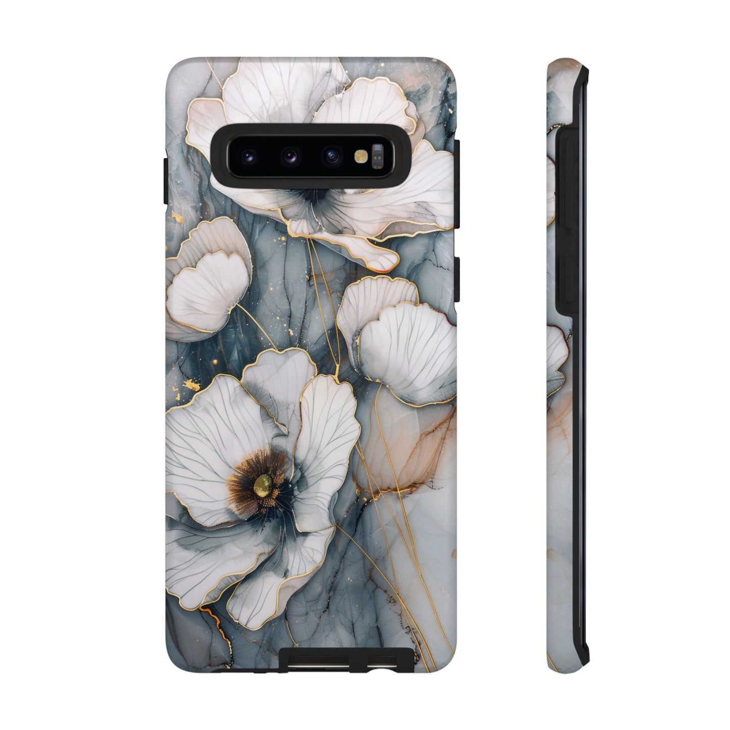 Flowers and Gold Phone Case