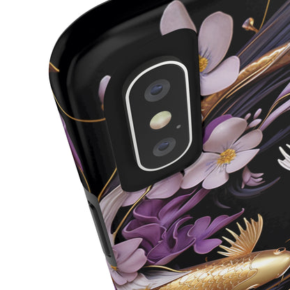 Graceful Flow: Koi Fish Inspired | Japanese Art Masterpiece iPhone Case