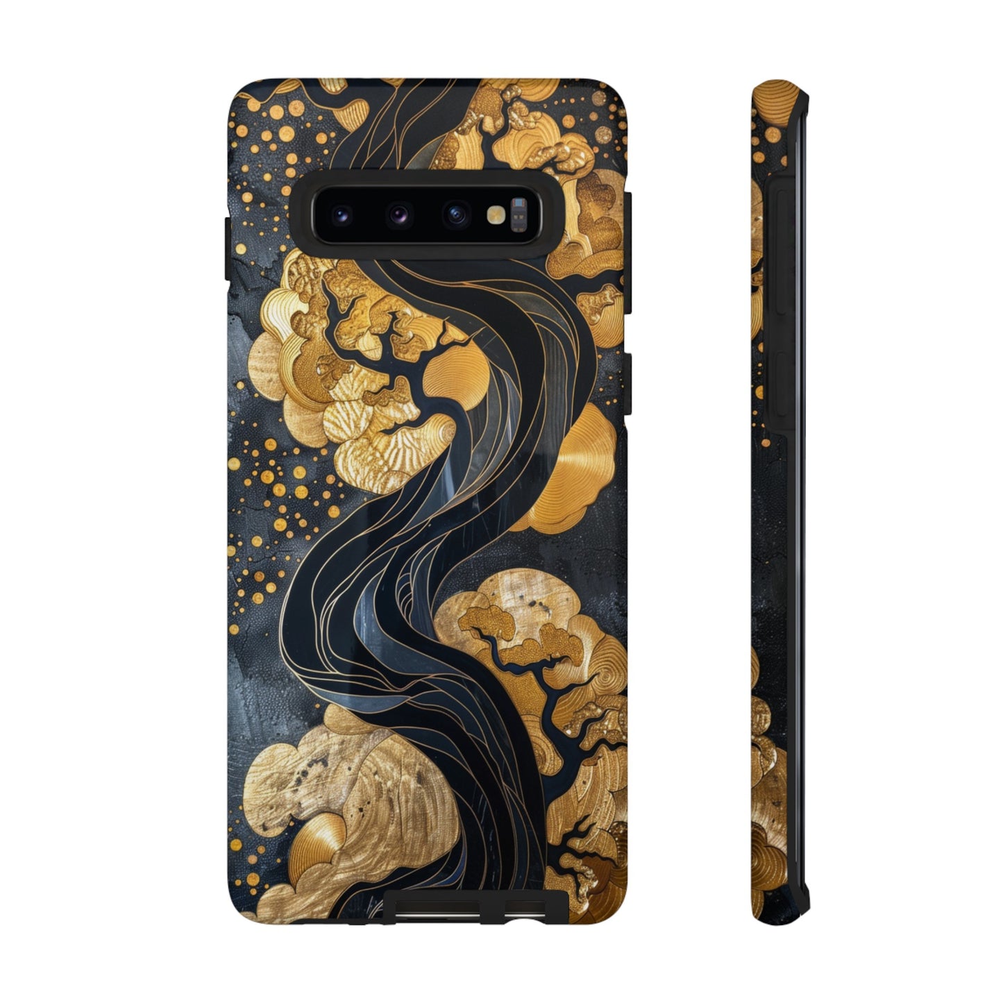 Gold and Silver Tree of Life Design Phone Case