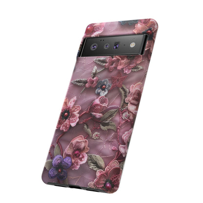 Coquette Aesthetic Floral Art Phone Case