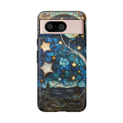 Boho Starry Night Stained Glass Artistry Phone Cover