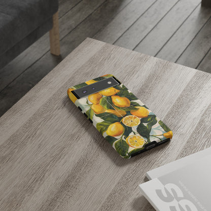 Mediterranean Lemon Italian Tile iPhone 14 Case