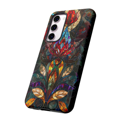 Art Deco Stained Glass floral Phone Case