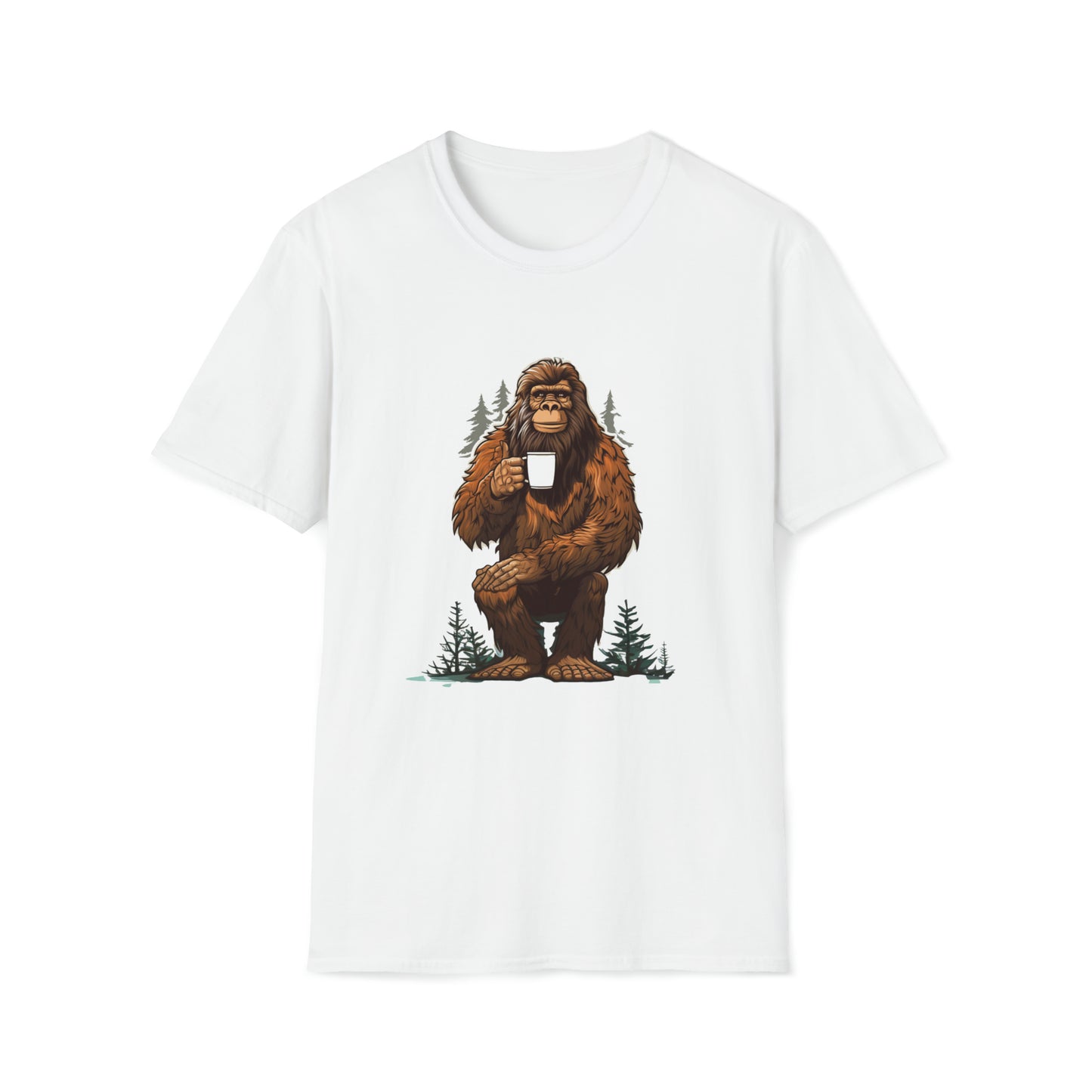 Morning doo doo Bigfoot T-Shirt, Retro Style, Big Foot Coffee Lover, Funny Sarcastic Tee, Big Foot Brew, Yeti Shirt, Sasquatch Shirt Squatch