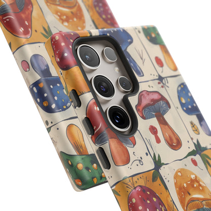 Trippy Magic Mushroom Toadstools Phone Case