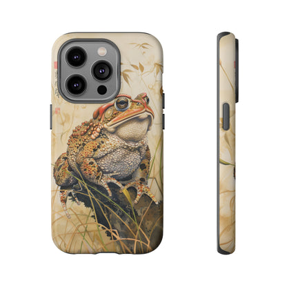 Toad on a Branch Japanese Style Art Painting Phone Case