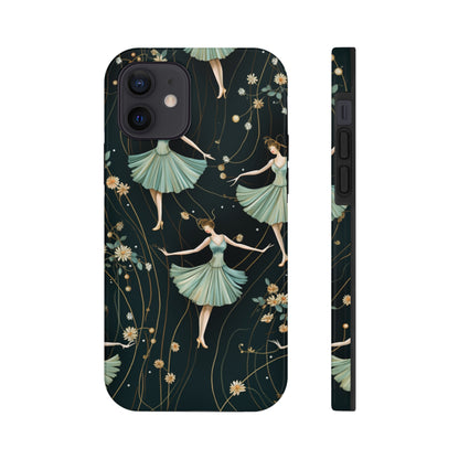 Vintage Style Dancing Ballerina iPhone Case | Embrace Elegance and Grace in Retro Charm