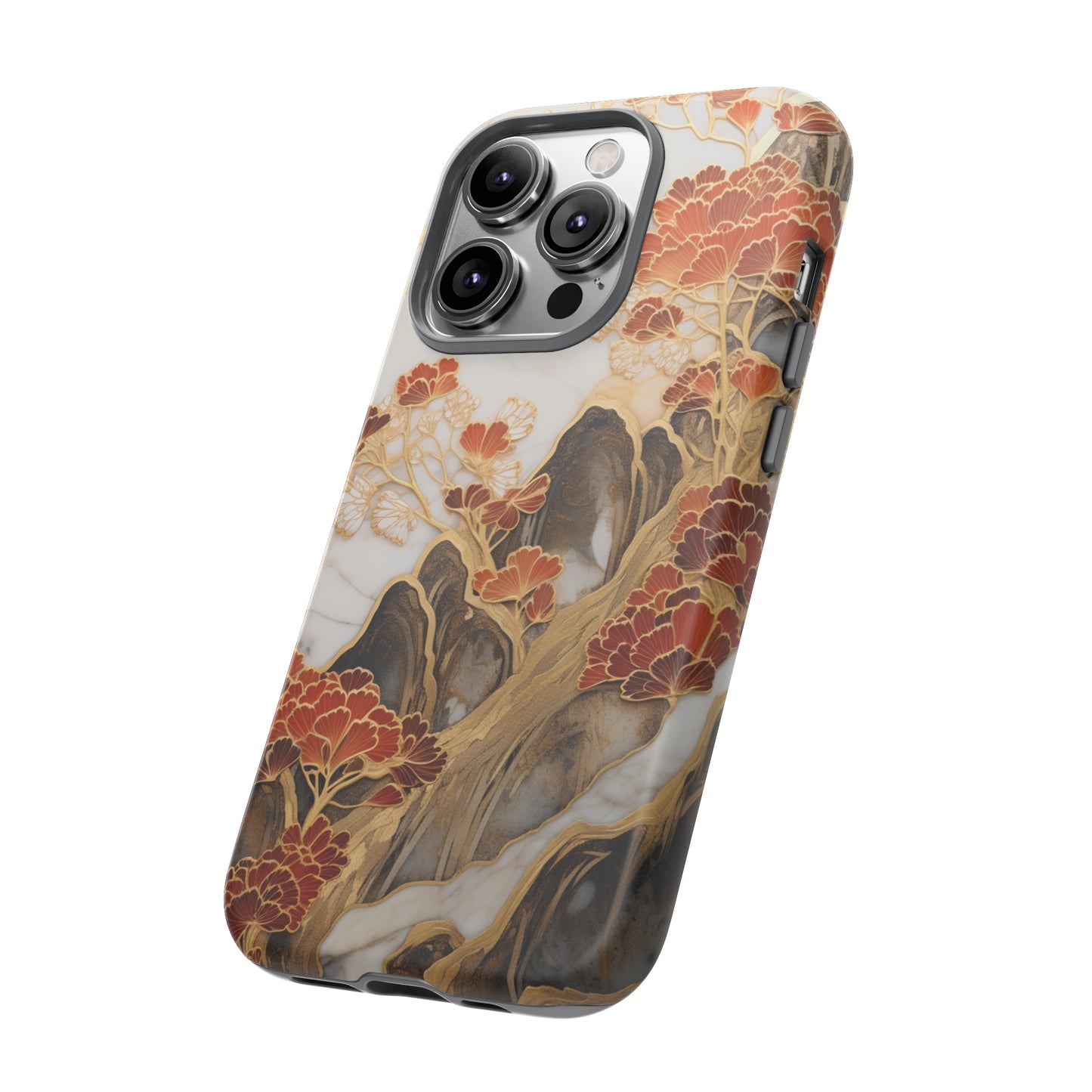 Chiyogami Floral Tough iPhone Case Galaxy S23 S22 S21 S20 Plus Ultra | Iphone 14 13 12 11 8 Pro Max Mini | Pixel 7 6 Pro 5 | Japanese Boho