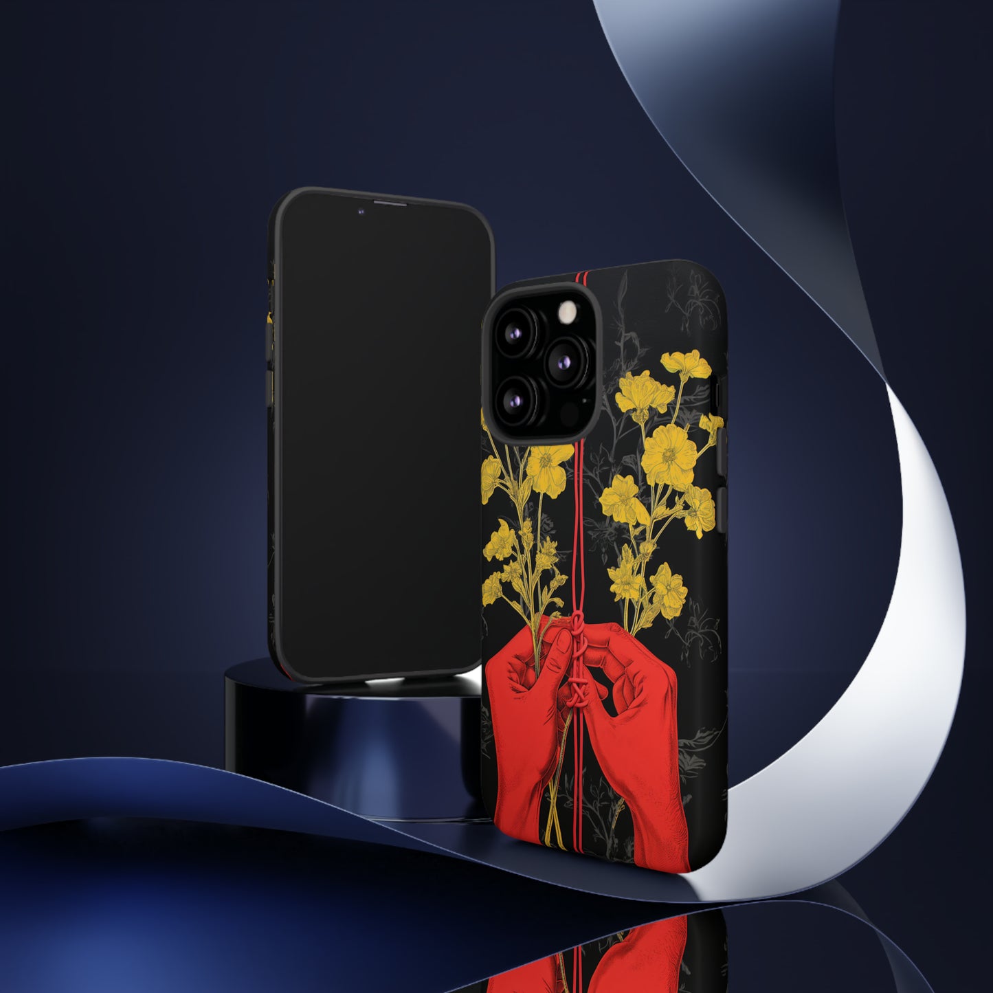 We Are All Connected Floral Phone Case