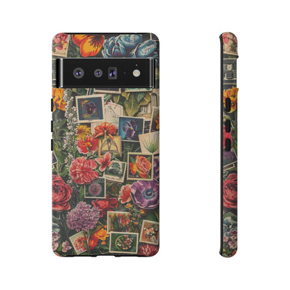 Vintage Floral Stamps Phone Case