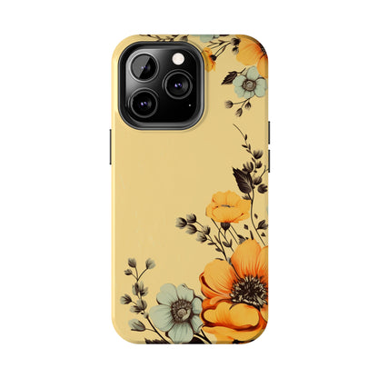 Classic Vintage Floral Case for iPhones – Timeless Elegance & Protection