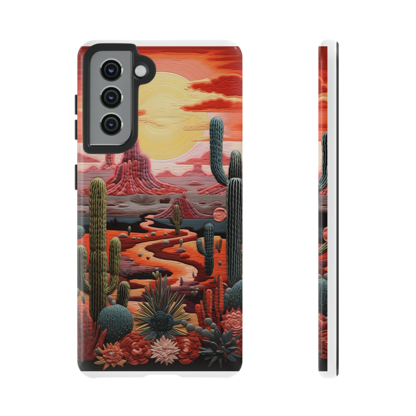 Cactus Desert Sunset Phone Case