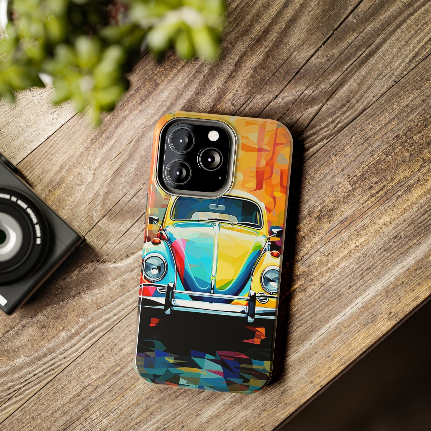 VW Bug Phone Case Retro iPhone Tough Case – Volkswagen beetle iPhone case