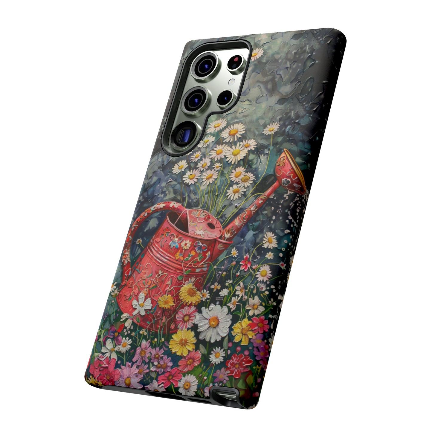 Flowers and Watering Can Floral Oil Painting Phone Case