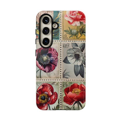 Vintage Floral Stamps Phone Case