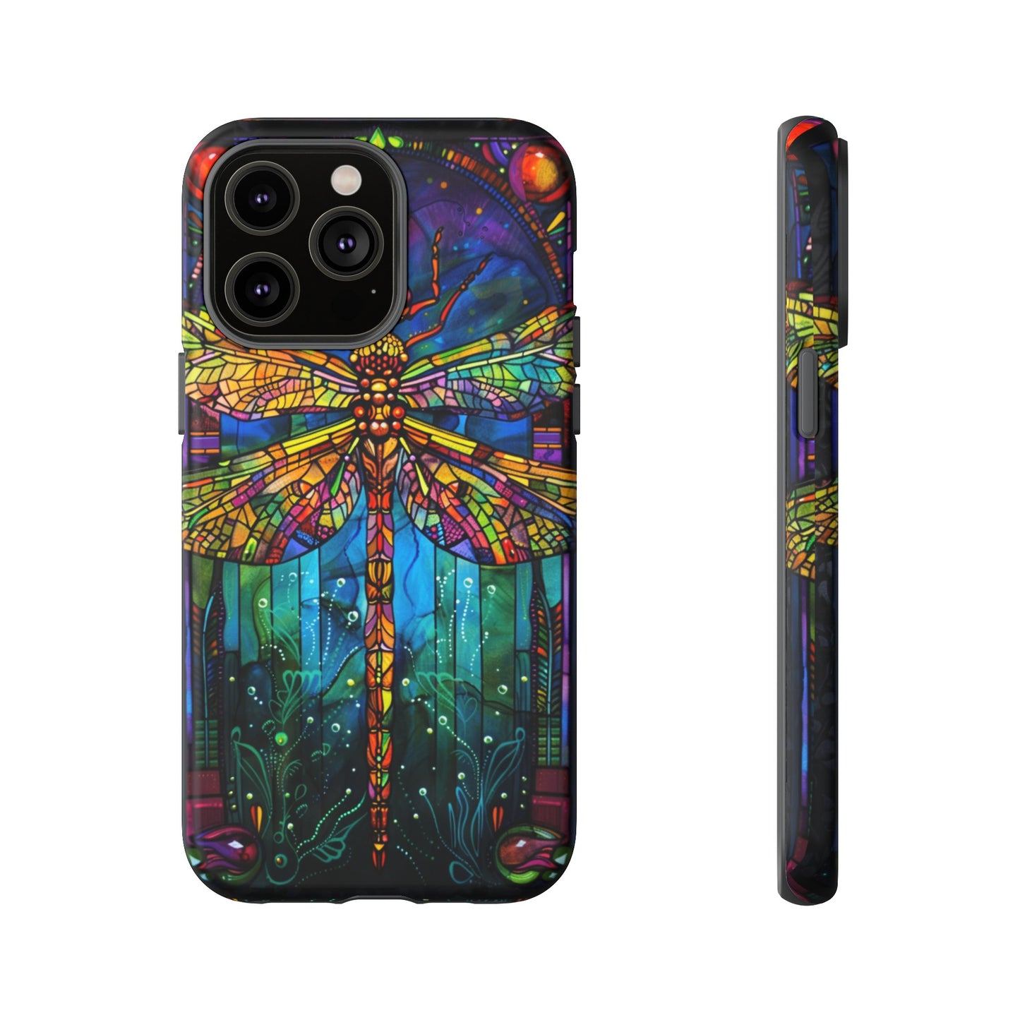 Art Deco Stained Glass Dragonfly Phone Cover