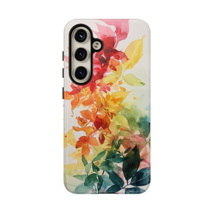 Artistic floral watercolor case for iPhone 14 Pro Max case
