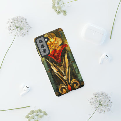 Art Deco Stained Glass floral Phone Case