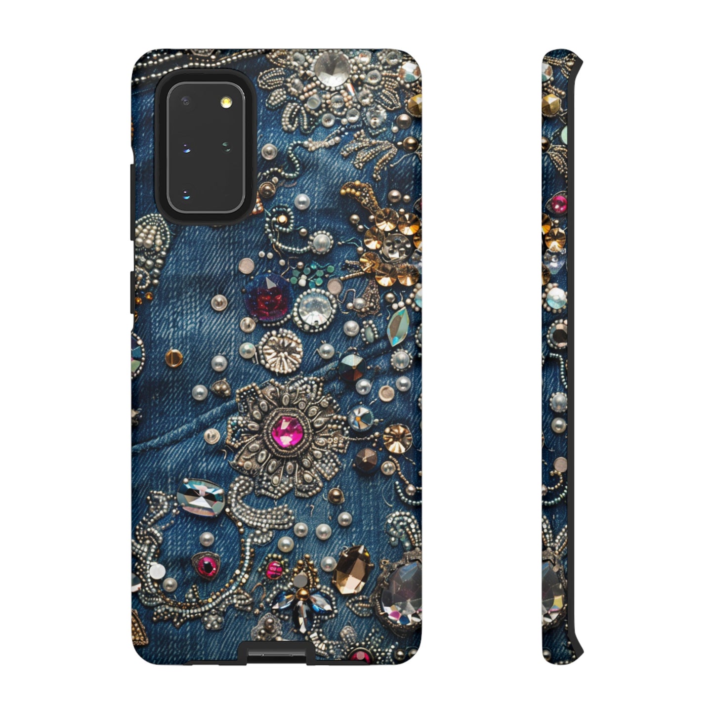 Blue Jean Queen Rhinestone Bling Phone Case