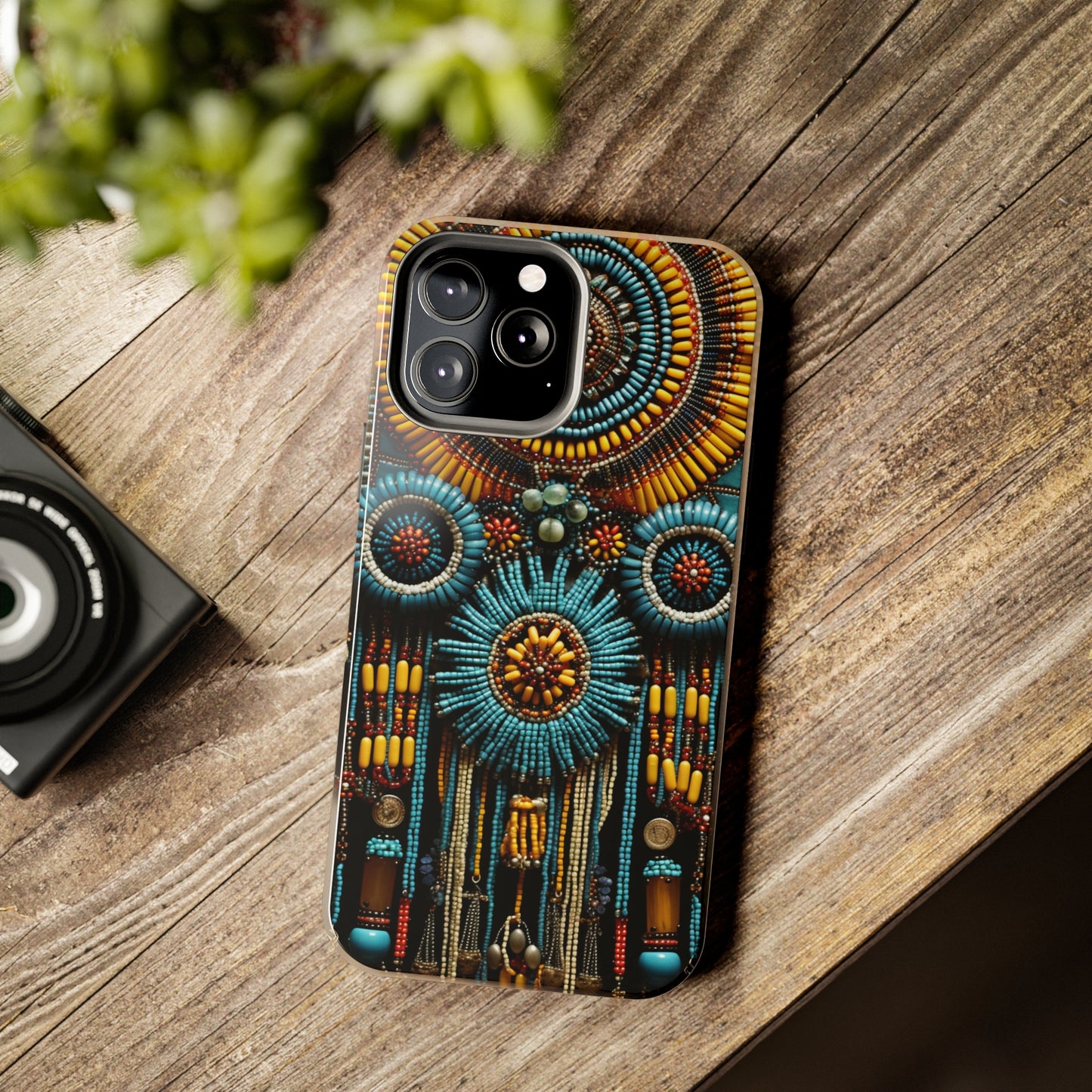 Native American Beadwork iPhone Case | Crafted Elegance with Cultural Heritage