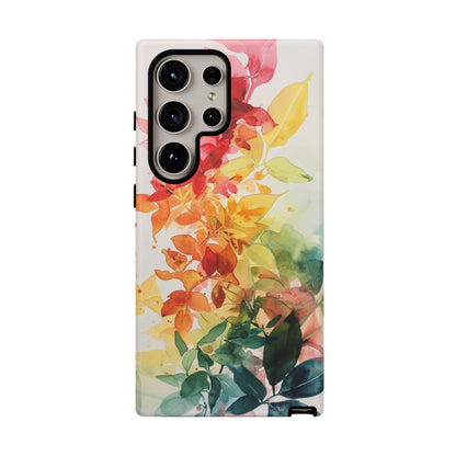 Floral art phone case for iPhone 12 case
